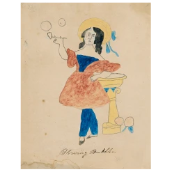 John Derian Blowing Bubbles (p 302) Decoupage