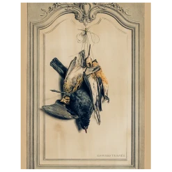 John Derian Game Birds: Dark (p 332) Decoupage