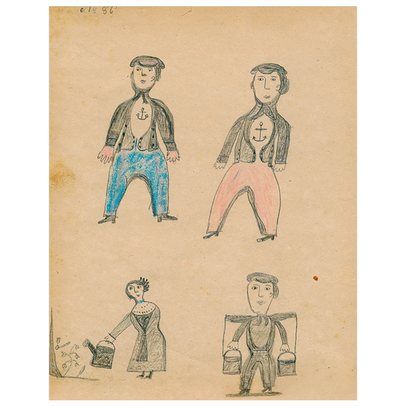 John Derian Sailor Friends / Gardening / Lady With Pail (p 340) 3 John Derian Sailor Friends / Gardening / Lady With Pail (p 340)