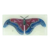 John Derian Decoupage Figure 1 Pink Blue Butterfly