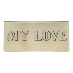 John Derian Rectangular Trays My Love - FINAL SALE