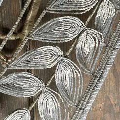 Vintage Vintage Art Late 19th Century French Couronnes De Mortuaire Beaded Wreath