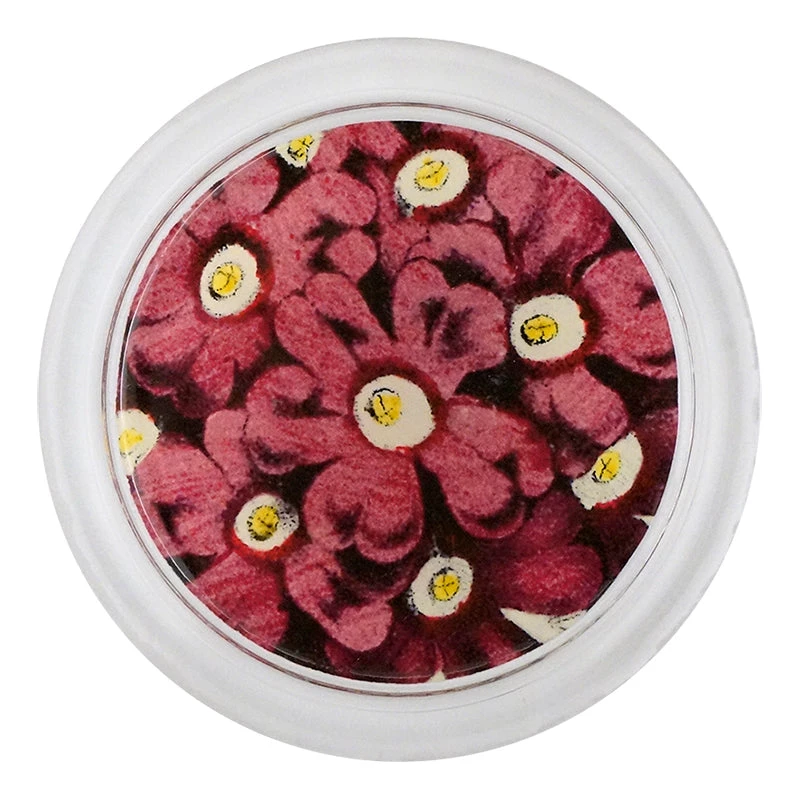 John Derian 4" Coasters Mauve Primula - FINAL SALE 3 John Derian 4" Coasters Mauve Primula - FINAL SALE