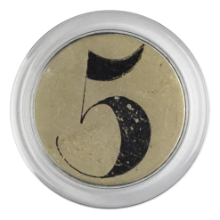 John Derian Clock Number #5 - FINAL SALE 4" Coasters