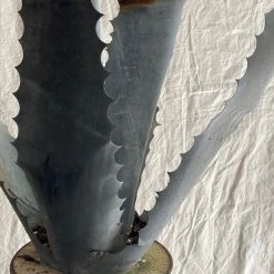 Vintage Art Antique French Tole Potted Agave Plant Sculpture (No. 4)