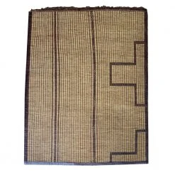 Floor Textiles & Rugs 4'1" X 5'3" Vintage Moroccan Tuareg Mat 04