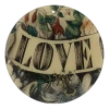 John Derian Decoupage Love (5" Round)