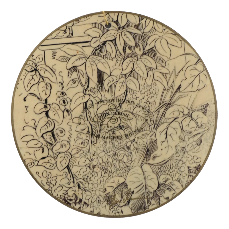 John Derian Decoupage Holiday Tree (5" Round) 4 John Derian Decoupage Holiday Tree (5" Round)