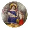John Derian Decoupage Girl With Cat