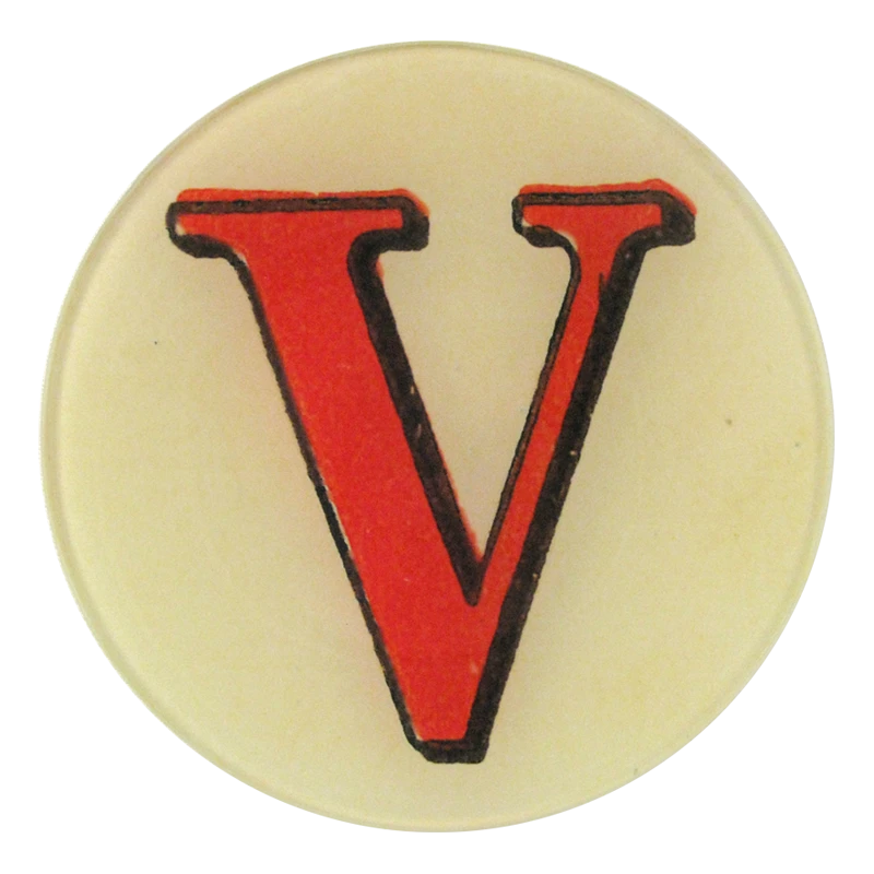 John Derian Red Letter V Decoupage 3 John Derian Red Letter V Decoupage
