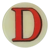 John Derian Red Letter D