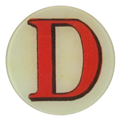 John Derian Red Letter D