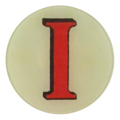 John Derian Decoupage Red Letter I