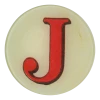 John Derian Decoupage Red Letter J