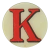 John Derian Red Letter K