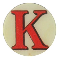 John Derian Red Letter K