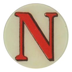 John Derian Red Letter N Decoupage