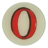 John Derian Decoupage Red Letter O 2 John Derian Decoupage Red Letter O