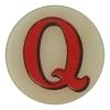 John Derian Red Letter Q