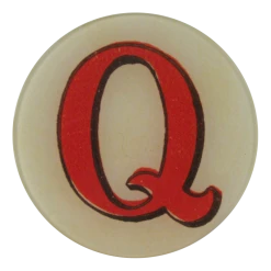 John Derian Red Letter Q
