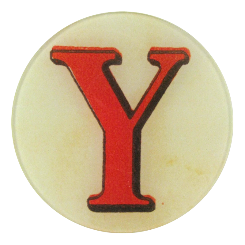John Derian Decoupage Red Letter Y 3 John Derian Decoupage Red Letter Y