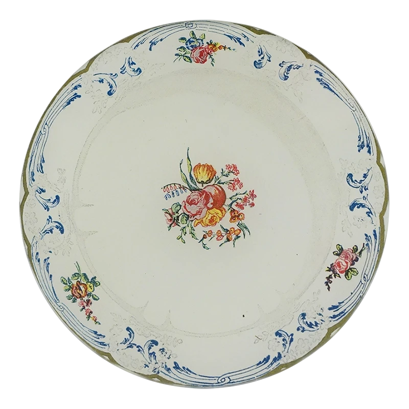 John Derian Butter Plate 4 (Rose Cluster) 3 John Derian Butter Plate 4 (Rose Cluster)