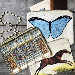 John Derian Company Inc Library Zipper Pouch Pouches & Totes