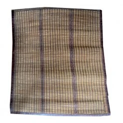 Floor 4'3" X 4'6" Vintage Moroccan Tuareg Mat 63 Textiles & Rugs