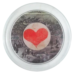 John Derian Sepia Suits - Heart- FINAL SALE Valentine's Day