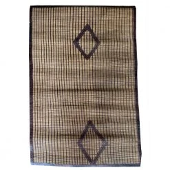 Floor 3'5" X 5' Vintage Moroccan Tuareg Mat 74 Textiles & Rugs