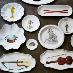 John Derian X ADV Dining & Tabletop Gold Cup Plate