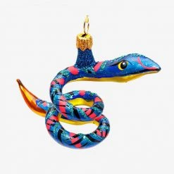 Wiktoria Holiday Blue Snake Ornament