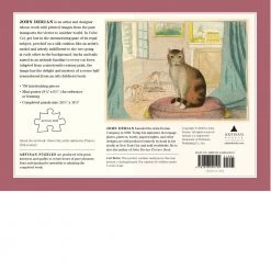 John Derian Company Inc Calm Cat 750-Piece Puzzle