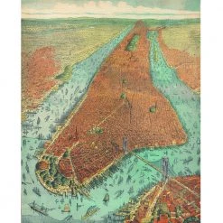 John Derian Company Inc Small Goods The City Of New York 750-Piece Puzzle