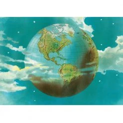 John Derian Company Inc Small Goods Planet Earth 1,000-Piece Puzzle