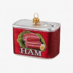 IMPULS Canned Ham Ornament Ceramic & Porcelain Fruit