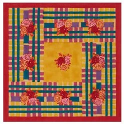 Lisa Corti Panel In Ankara Mustard 180 X 180cm Dining & Tabletop