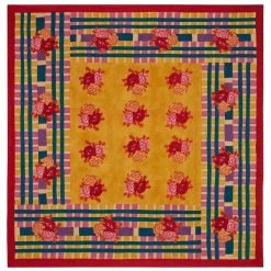 Lisa Corti Panel In Ankara Mustard Cotton Muslin 250 X 270cm