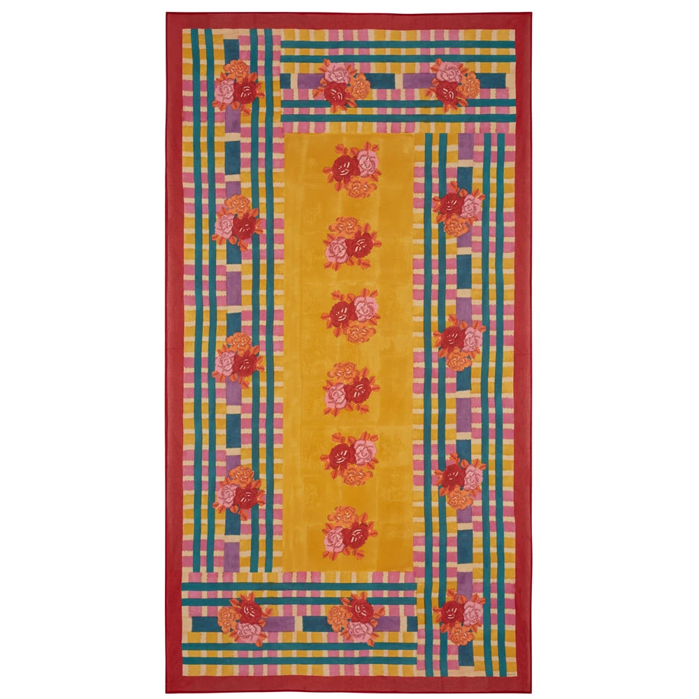 Lisa Corti Panel In Ankara Mustard Cotton Muslin 180 X 350cm 3 Lisa Corti Panel In Ankara Mustard Cotton Muslin 180 X 350cm