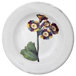 John Derian X ADV Lord Willoughbys Auricula Soup Plate