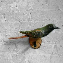 Vintage Antique Black Forest Carved Bird (B27)