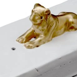 Astier De Villatte Gold Lion Incense Burner Box