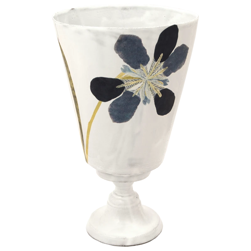 John Derian Company Inc Blue Iris Vase 3 John Derian Company Inc Blue Iris Vase