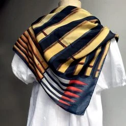 John Derian Company Brosses En Maitre 81 Silk Scarf Picture Book Images