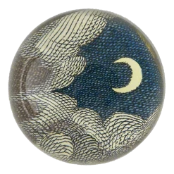 John Derian Decoupage Clouds & Crescent Moon