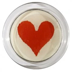 John Derian 4" Coasters Heart (Card Suits) - FINAL SALE