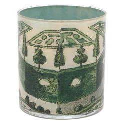 John Derian Decoupage Winter Garden Snowman 1780