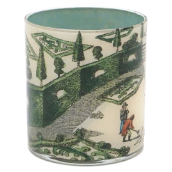 John Derian Decoupage Winter Garden Snowman 1780