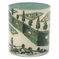 John Derian Decoupage Winter Garden Snowman 1780