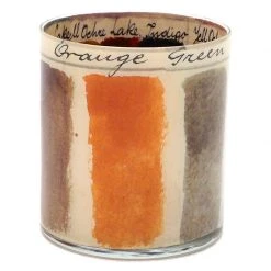 John Derian Orange Green Decoupage